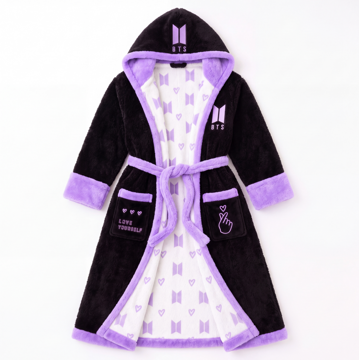 CozyArmy™ Plush Hooded Robe Blanket