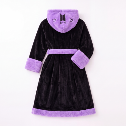 CozyArmy™ Plush Hooded Robe Blanket